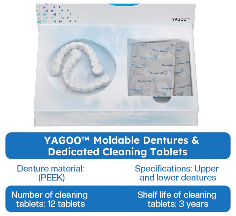 Official Store | Shopemilees™ Moldable Dentures🧑🏽⚕️Obtain American Dental Association (ADA) Certification ✅