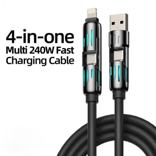QIAWI -4-in-1 Multi USB Charging Cable 240W