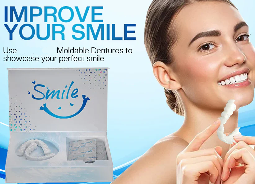 Official Store | Shopemilees™ Moldable Dentures🧑🏽‍⚕️Obtain American Dental Association (ADA) Certification ✅