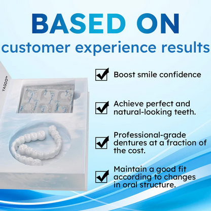 Official Store | Shopemilees™ Moldable Dentures🧑🏽‍⚕️Obtain American Dental Association (ADA) Certification ✅