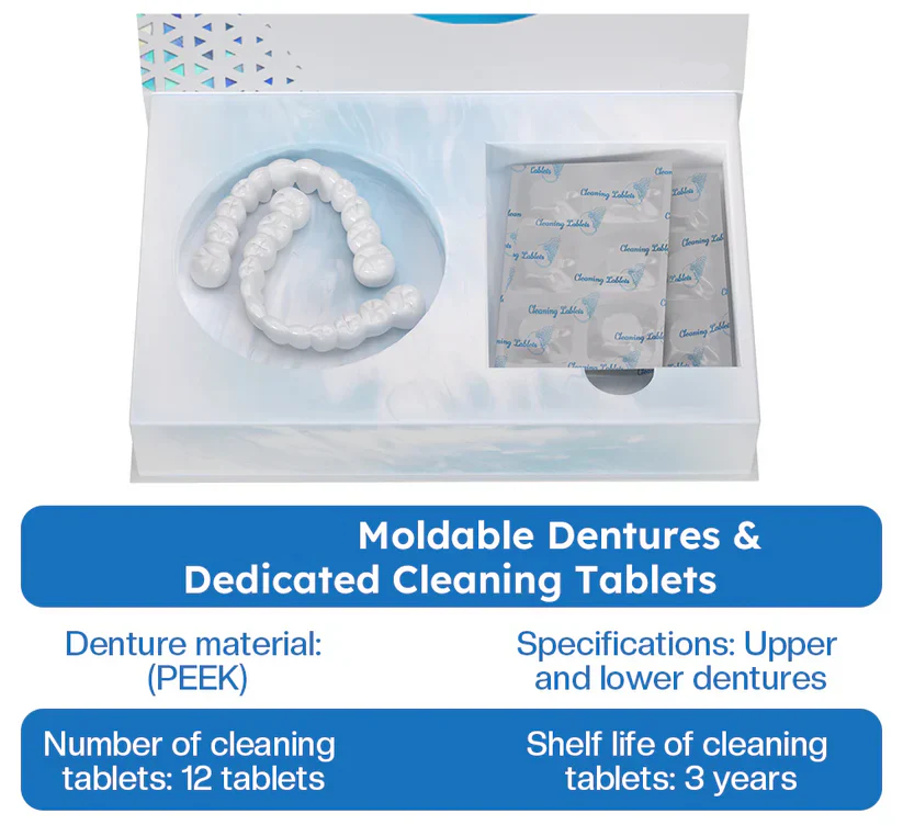 Official Store | Shopemilees™ Moldable Dentures🧑🏽‍⚕️Obtain American Dental Association (ADA) Certification ✅