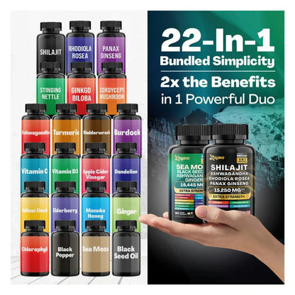 Dynamisches Vitalitätspaket – Zoyava Seemoos Multivitamin- & Power-Kombi