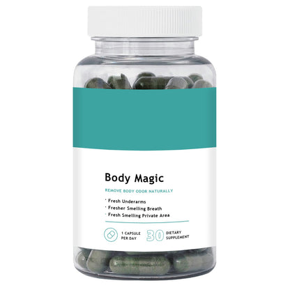 Body Magic Chlorophyll-Pille – Gegen Körpergeruch, Entgiftung und Haut