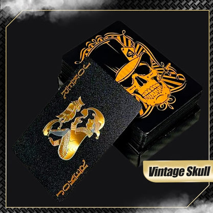 Schwarz-Goldene Luxus-Spielkarten