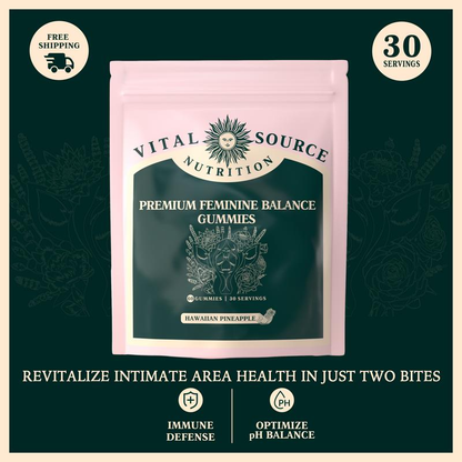 Vital Source Feminine Balance Gummies – Hawaiianische Ananas