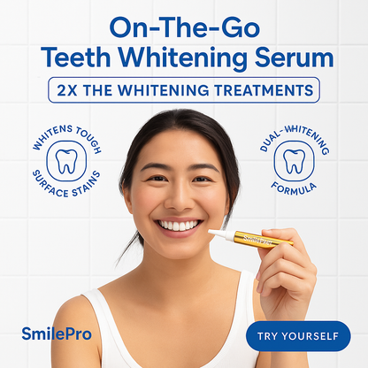 Extra-Strength Teeth Whitening Serum Pen + Dual-Peroxide Formula & Xylitol