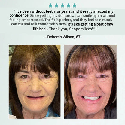 🌎Ends Today: 70% OFF! ⏰Shopemilees™ Medical Full Denture with Strong Suctiond🦷Obtain American Dental Association (ADA) Certification