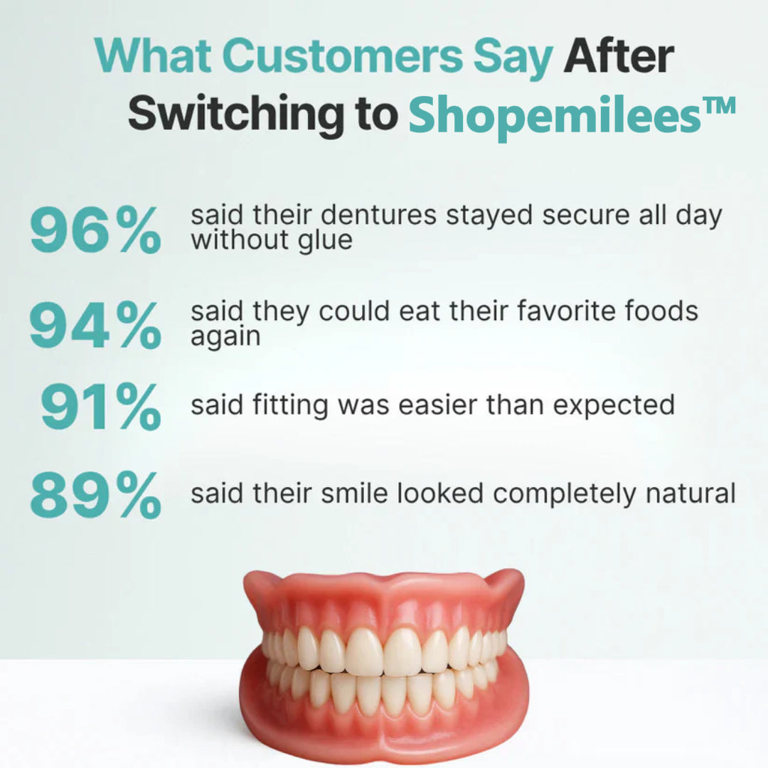 🌎Ends Today: 70% OFF! ⏰Shopemilees™ Medical Full Denture with Strong Suctiond🦷Obtain American Dental Association (ADA) Certification
