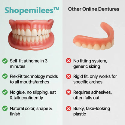 🌎Ends Today: 70% OFF! ⏰Shopemilees™ Medical Full Denture with Strong Suctiond🦷Obtain American Dental Association (ADA) Certification