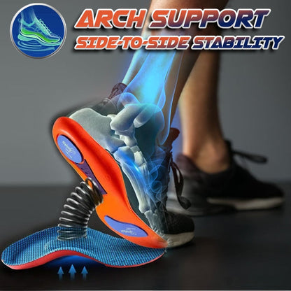 Stoßdämpfende orthopädische Sportschuheinlagen