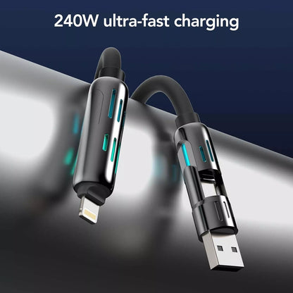 QIAWI -4-in-1 Multi USB Charging Cable 240W