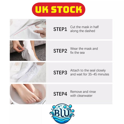 Natürliche Honig+VitE Fußpflege, Tötet Fußpilz ab, entfernt abgestorbene Hautzellen und macht die Füße so weich wie Babyfüße